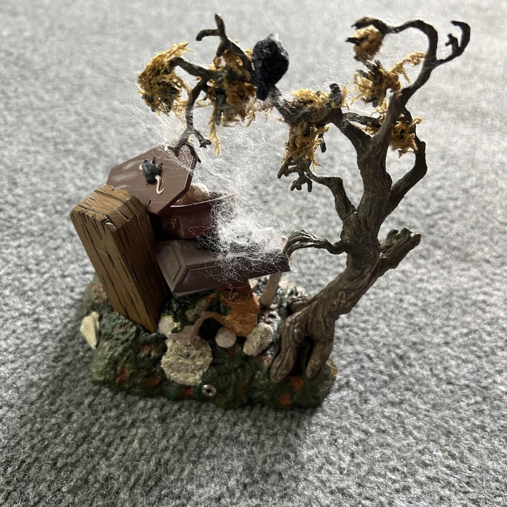 Department 56 Halloween Coffin Tree Miniature Multicolor Battery Operated Decor - Picture 4 of 9
